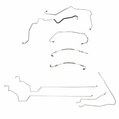 00-07 Chevrolet Monte Carlo Brake Line Kit Stainless Steel